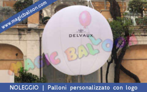 nuovo servizio noleggio allestimenti fiera sfilate negozi eventi palloni bianco colorato personalizzati logo luminosi illuminanti disponibile in tutta Italia Milano Roma