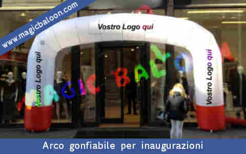 Noleggio e vendita arco gonfiabile arco arrivo gare personalizzati e professionali allestimenti addobbi Milano Italia 