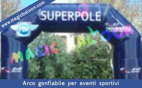 Noleggio e vendita arco gonfiabile arco arrivo gare personalizzati e professionali allestimenti addobbi Milano Italia 