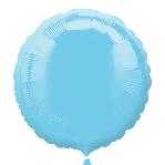 Palloncini personalizzabile logo mylar tondo azzurro