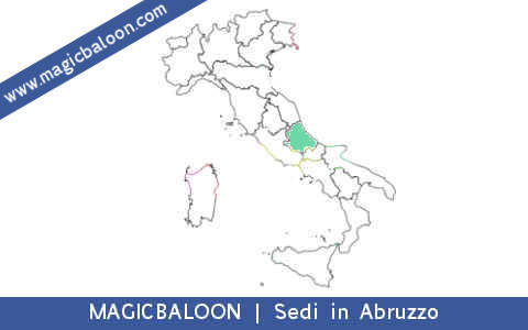 www.magicbaloon.com allestimenti addobbi palloncini palloni palloncino - Sedi in Abruzzo nelle province di Chieti L'Aquila Pescara Teramo