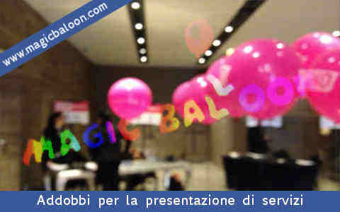 Palloncini Milano Palloncino servizi di allestimenti e addobbi per presentazione prodotti servizi Milano Italia 