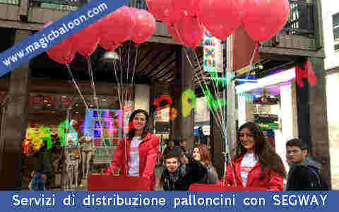 Servizi di fornitura o noleggio di gas elio per palloncini in lattice e palloni in pvc per scenografie ed addobbo Milano Italia