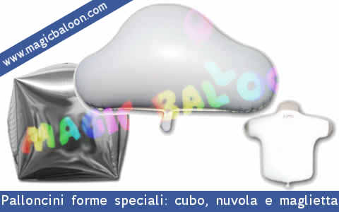 Servizi di Personalizzazione con vostro Logo Palloncini personalizzabile logo mylar cubo, nuvola e maglietta