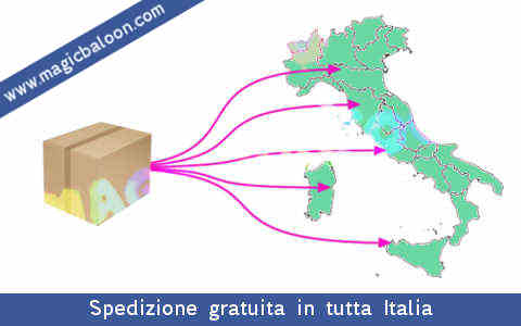 nuova idea regalo kit arco di palloncini a domicilio fai da te assistenza telefonica spedizione in tutta Italia